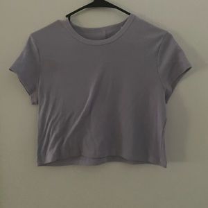 PacSun light purple crop top